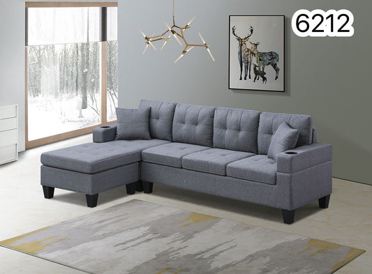 1839C Modern Convertible Sectional Sofa with Built-in Storage – Perfect for Comfort and Functionality