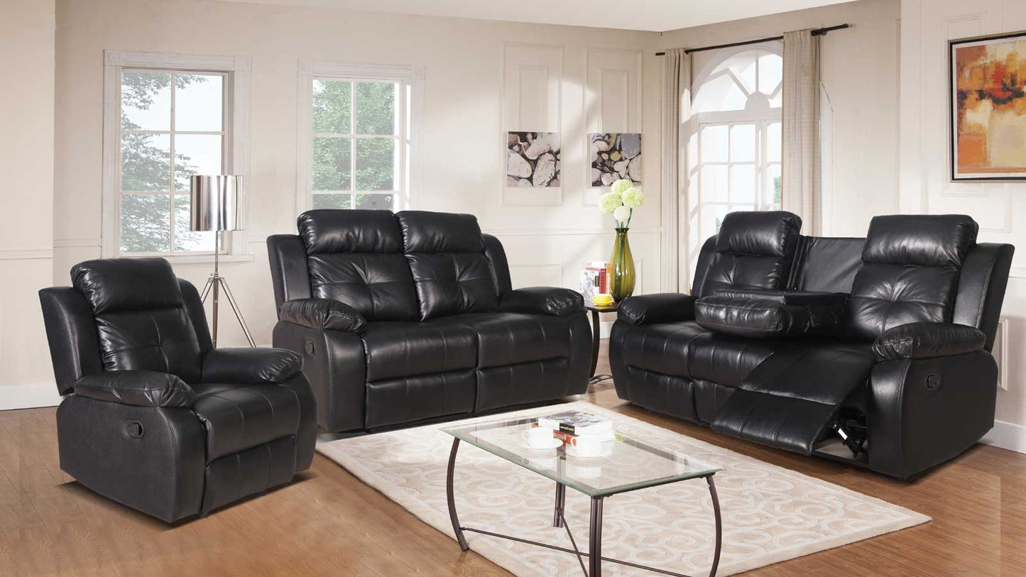 Luxury Recliner Sofa Set – 5 Seater Leather Set for Ultimate Comfort and Style