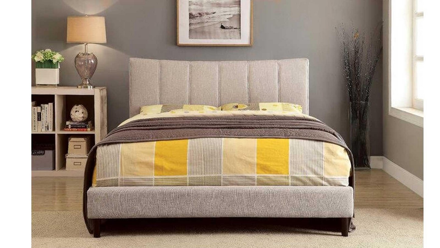 Rose (Double) Upholstered Bed Frame – Elegant Comfort with Padded Headboard