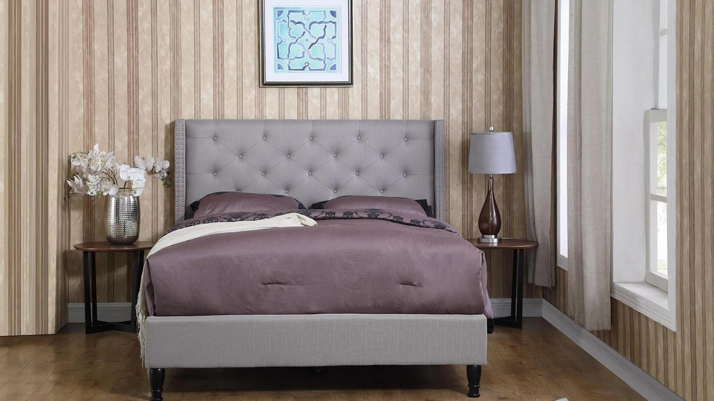 Sophia Tufted Upholstered Bed Frame – Elegant Comfort for Every Room